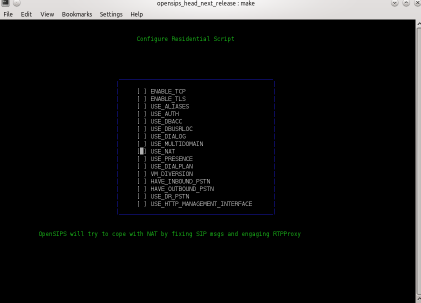 menuconfig snapshot